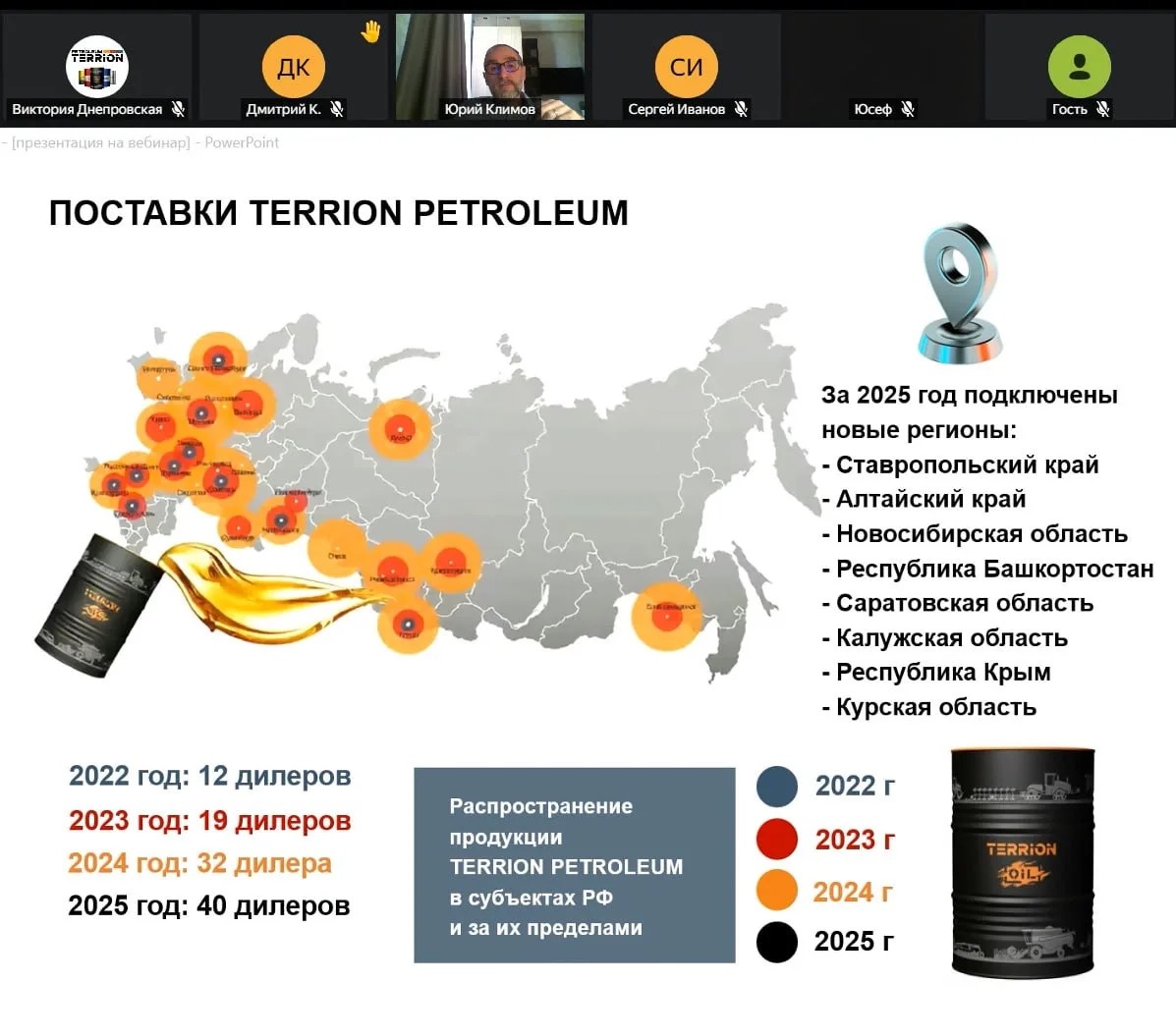 Экспертность в деталях: Команда АгроРынок прошла масштабное техническое обучение по маслам Terrion Oil и FORZA
