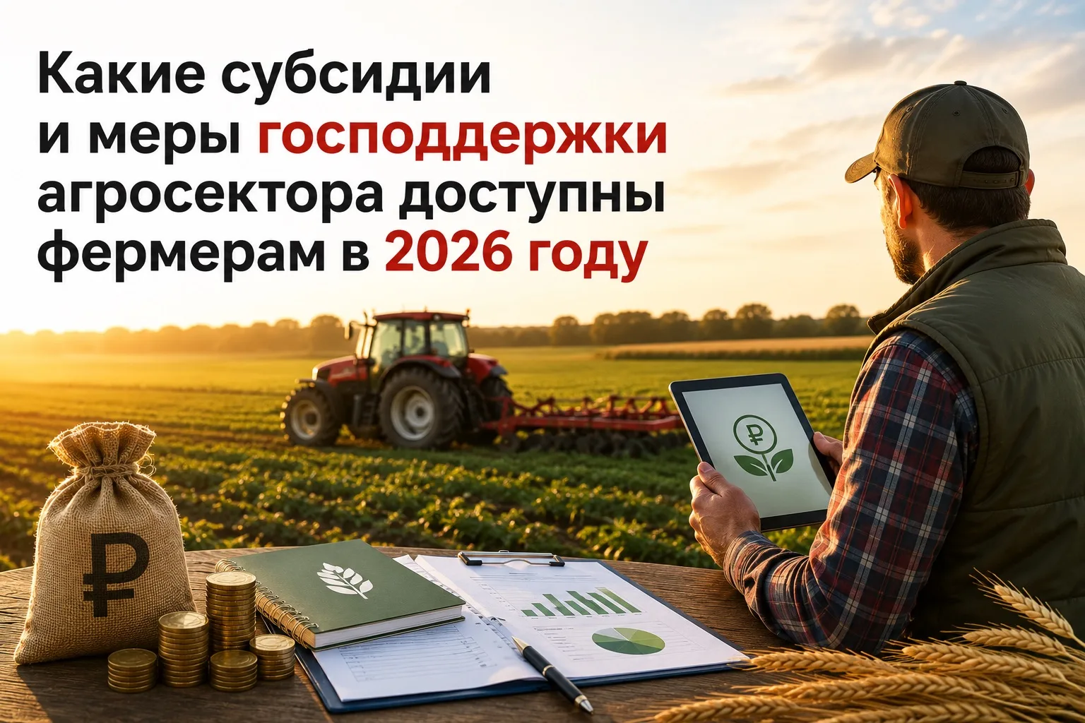Государственные субсидии и гранты для фермеров в 2026 году: поддержка агросектора, льготные кредиты и развитие хозяйств